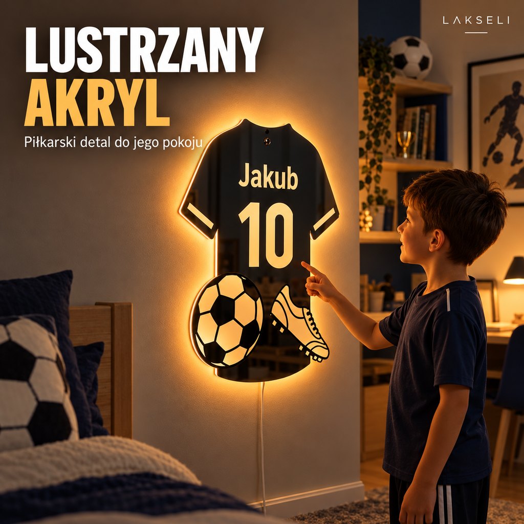 Personalizowane lustro LED LAKSELI