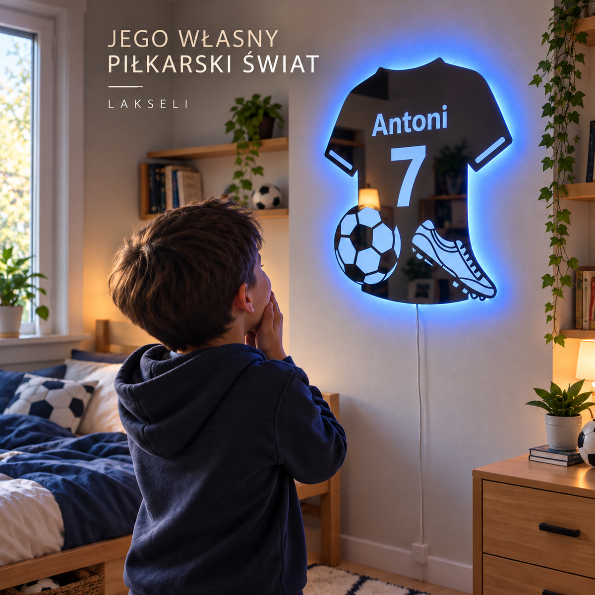 Personalizowane lustro LED LAKSELI